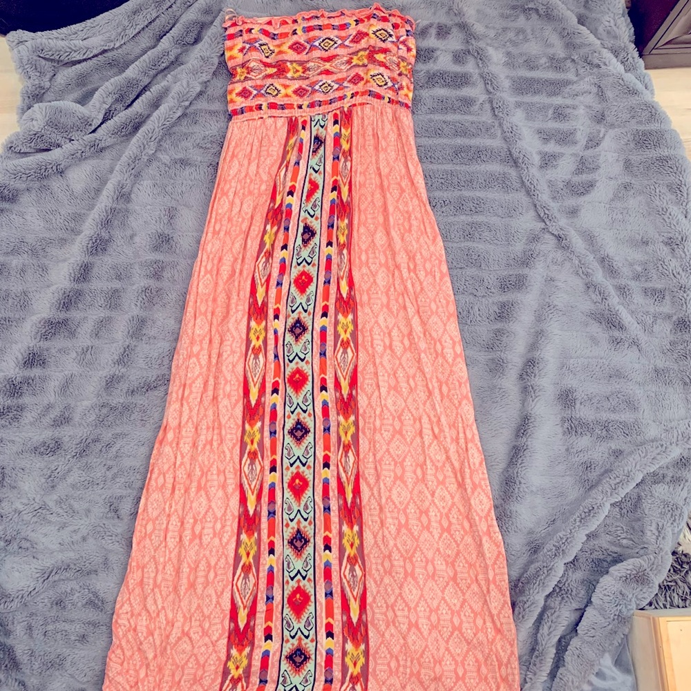 Aztec maxi dress